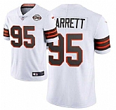 Nike Browns 95 Myles Garrett White 1946 Collection Alternate Vapor Limited Jersey Dzhi,baseball caps,new era cap wholesale,wholesale hats